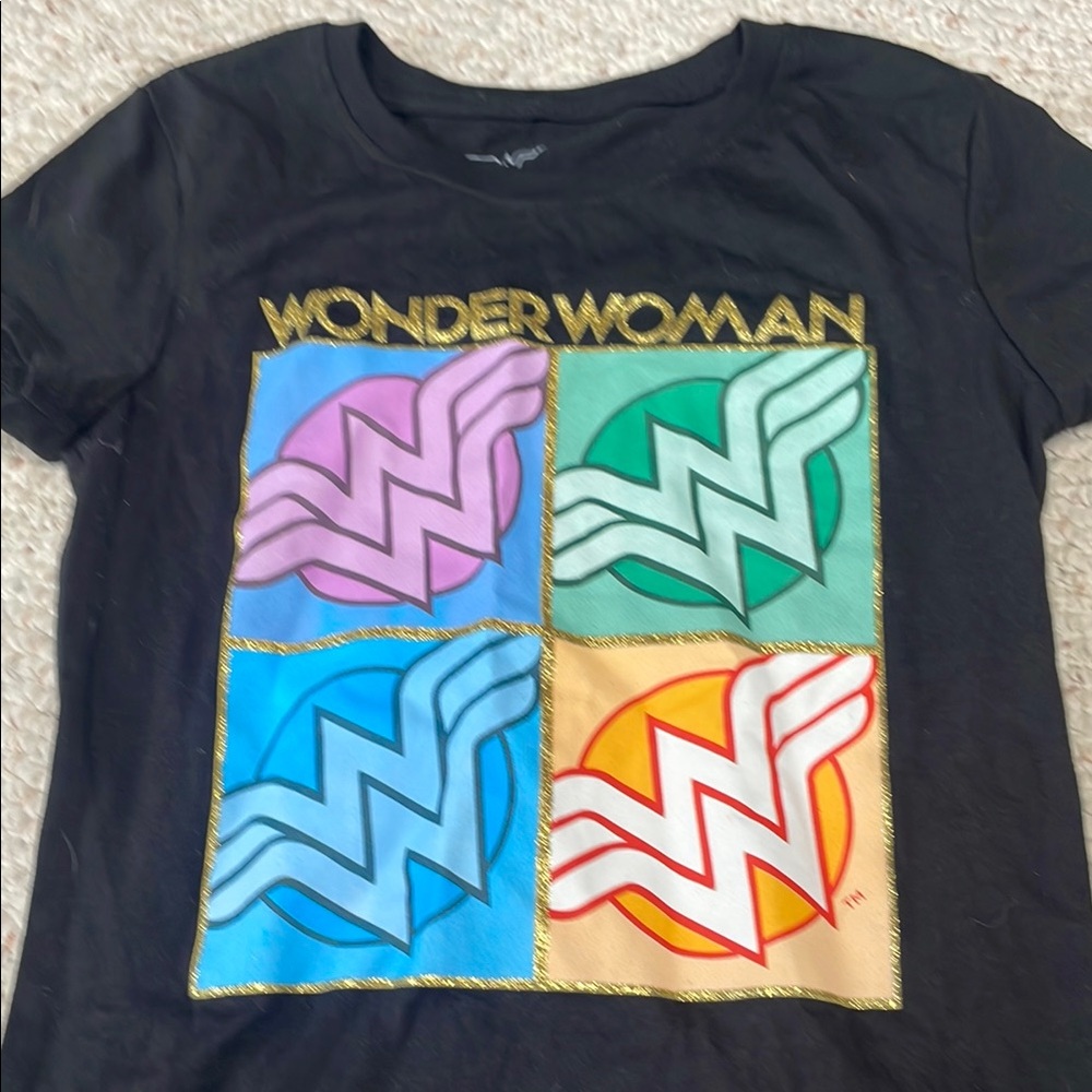 Wonder Woman Black Graphic Tee